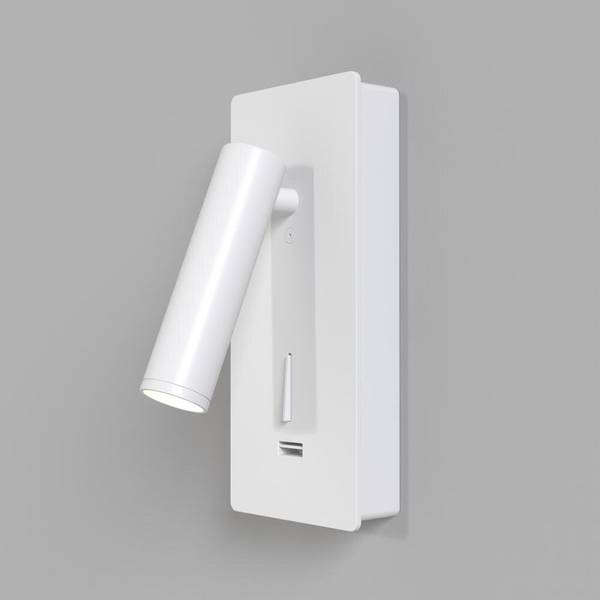 Applique Da Parete Interno Moderno Mirax Metallo Bianco Luce Led Integrato 3W