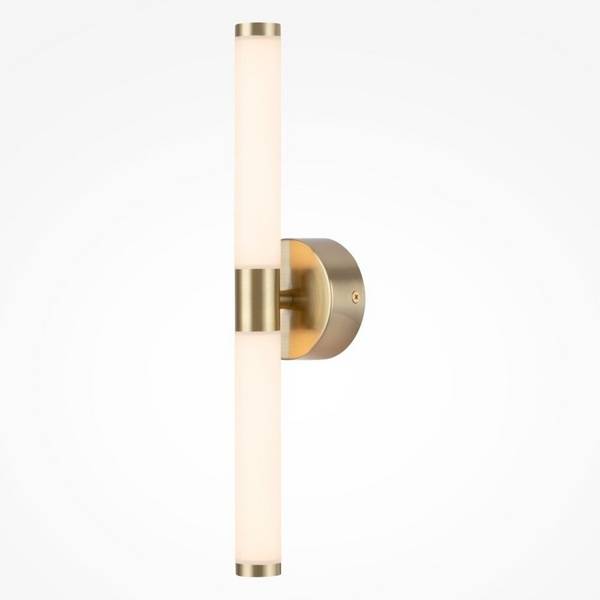 Applique Da Parete Moderno Axis Alluminio Oro Acrilico 1 Luce Led 10W