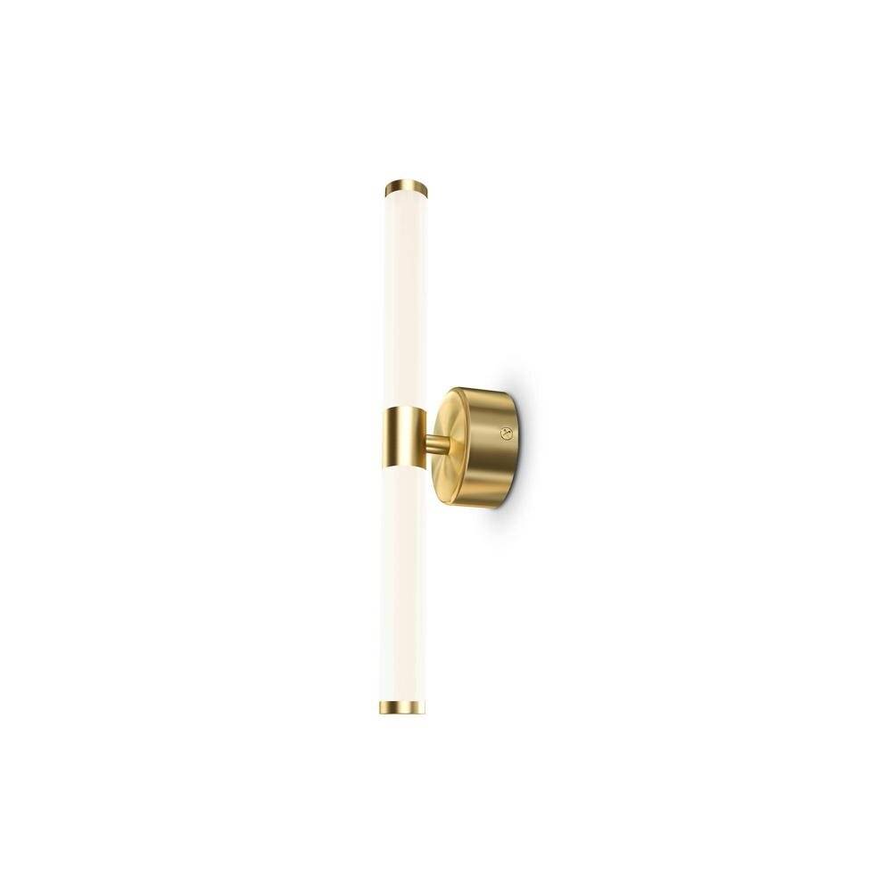 Applique Da Parete Moderno Axis Alluminio Oro Acrilico 1 Luce Led 10W-3
