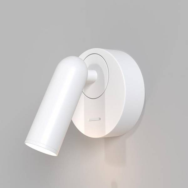 Applique Da Parete Moderno Mirax Metallo Bianco Luce Led Integrato 3W