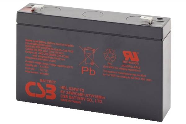 BATTERIA AL PIOMBO CSB HRL 634W F2 6V 34W