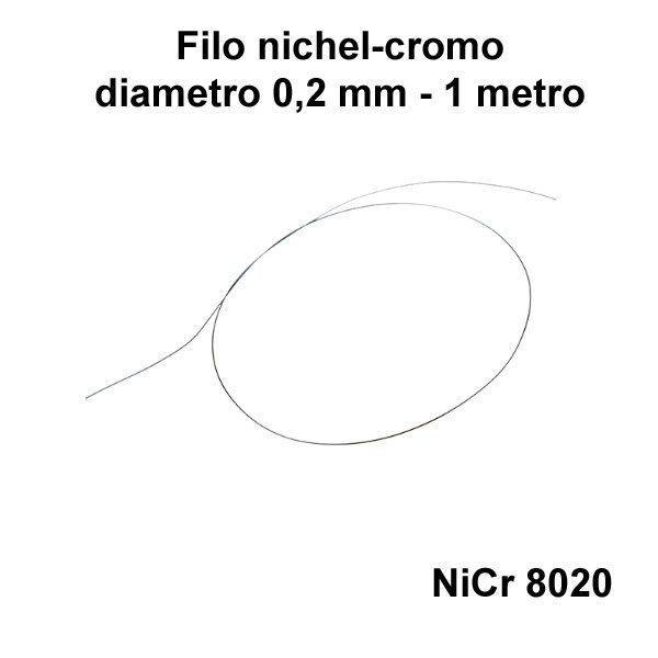 Filo nichel-cromo diametro 0,2 mm - 1 metro-0