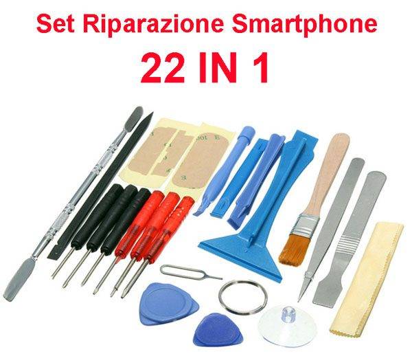Set riparazione per Smartphone 22 in 1