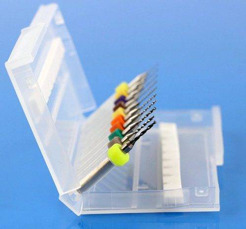Set 10 Punte per foratura PCB-2