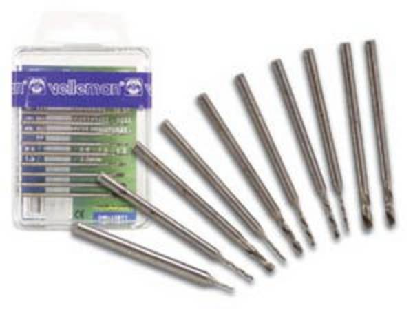 SET PUNTE MINIATURA PER FORATURA - 10 PZ