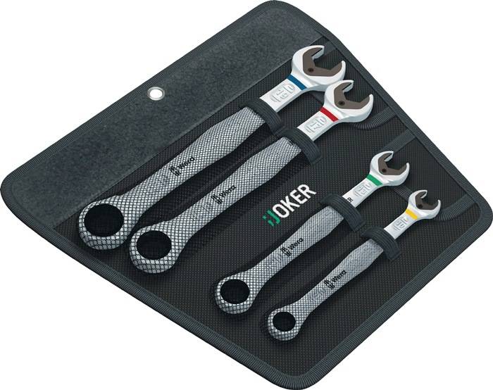 Wera Joker - Ringmaulschlüssel-Satz - 4 Stücke - in Tragetasche (05073290001)-4