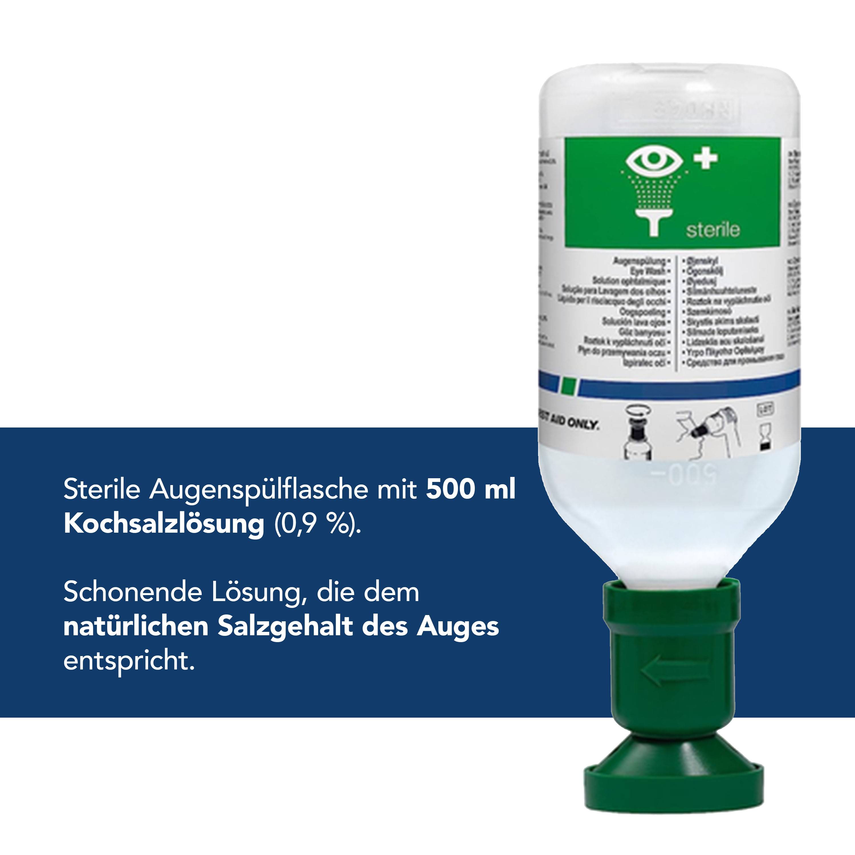 SOLO PRIMO SOCCORSO lavaggio oculare sterile 0,5 l-1