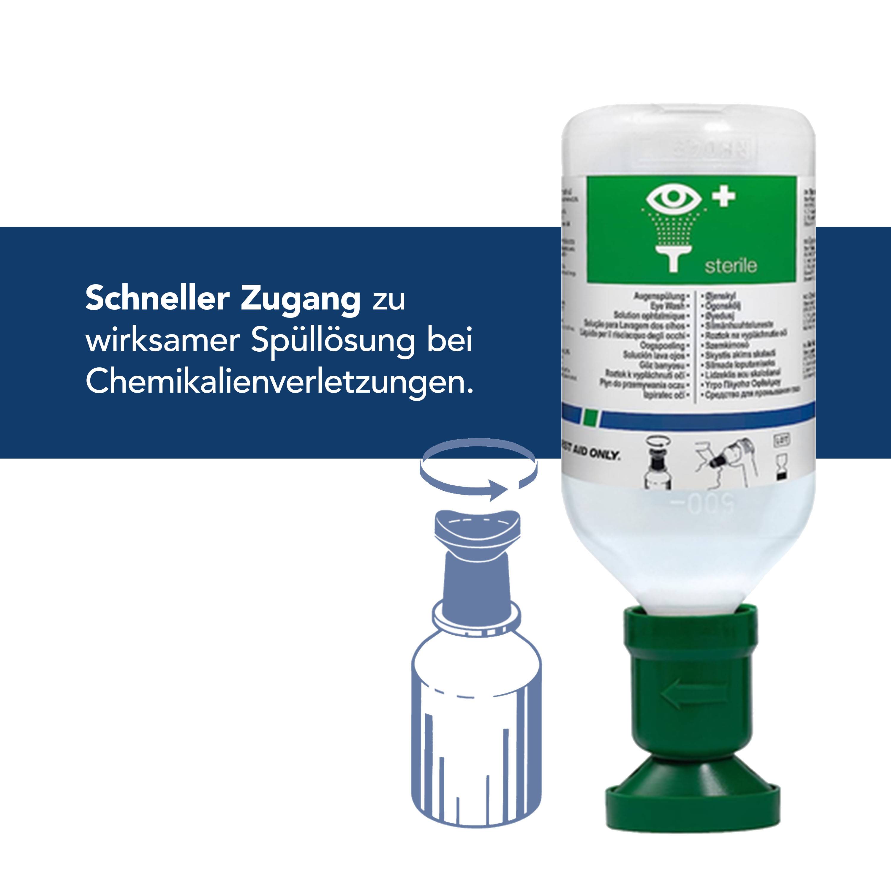SOLO PRIMO SOCCORSO lavaggio oculare sterile 0,5 l-3