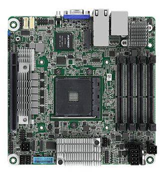 ASRock Rack X570D4I-2T - Motherboard - Mini-ITX - Socket AM4 - AMD X570 Chipsatz - USB 3,2 Gen 1, USB 3,2 Gen 2 - 2 x 10-0