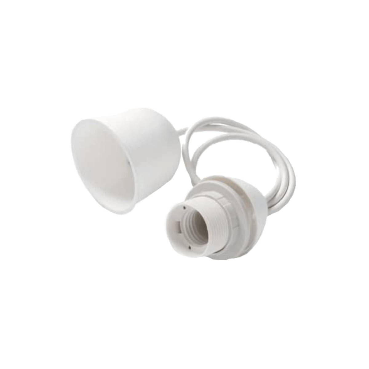 Portalampada GU10 - Attacco per GZ10-GU10. Corpo in steatite-0