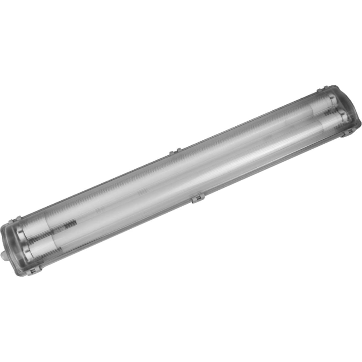 Plafoniera per 2 tubi Led - Porta Tubo T8 IP65-0