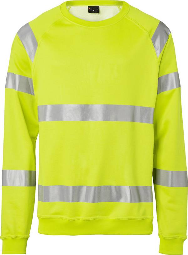 169 Felpa, Unisex, Giallo fluorescente, XXL