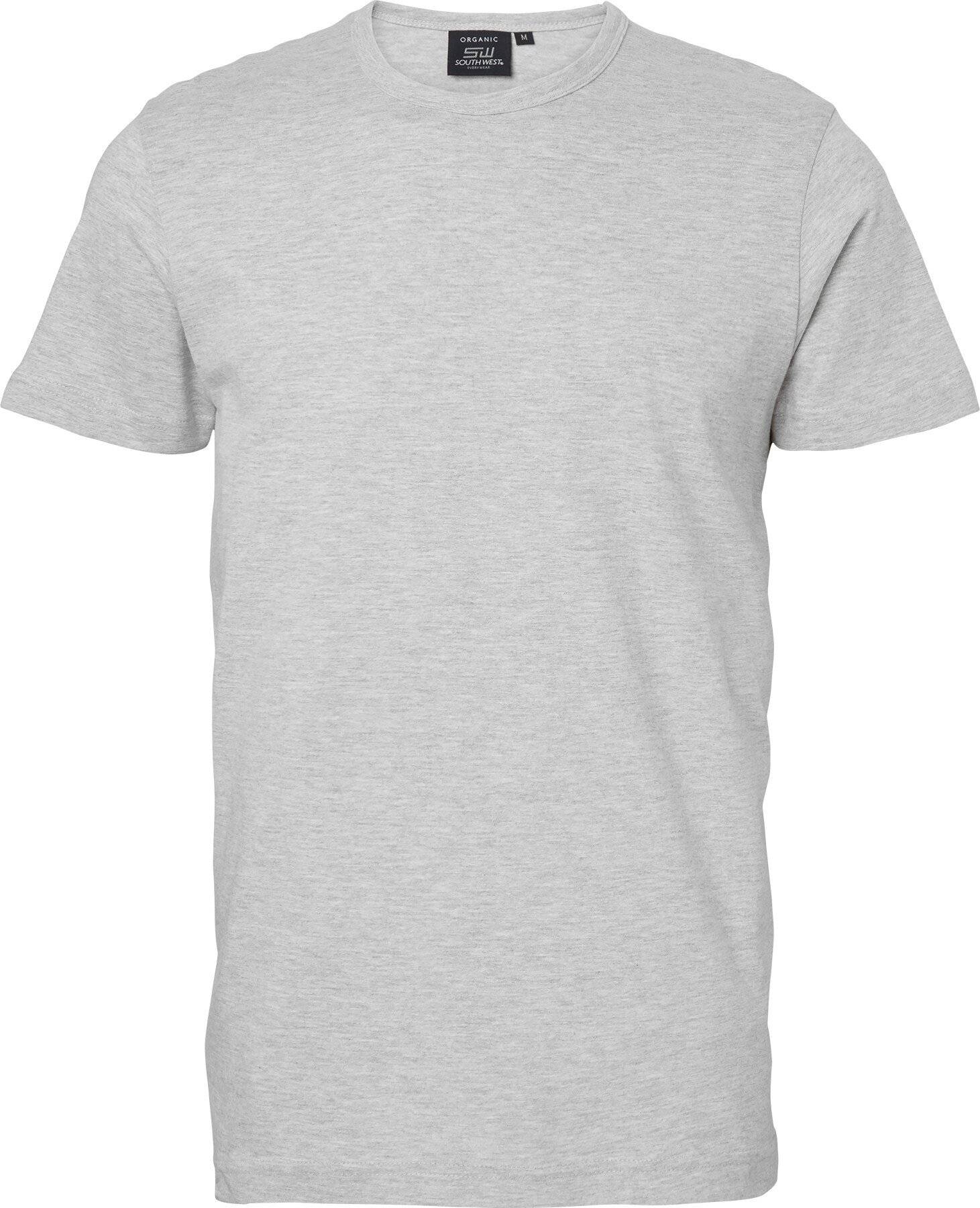 T-shirt Delray, uomo, grigio screziato, XXL-0