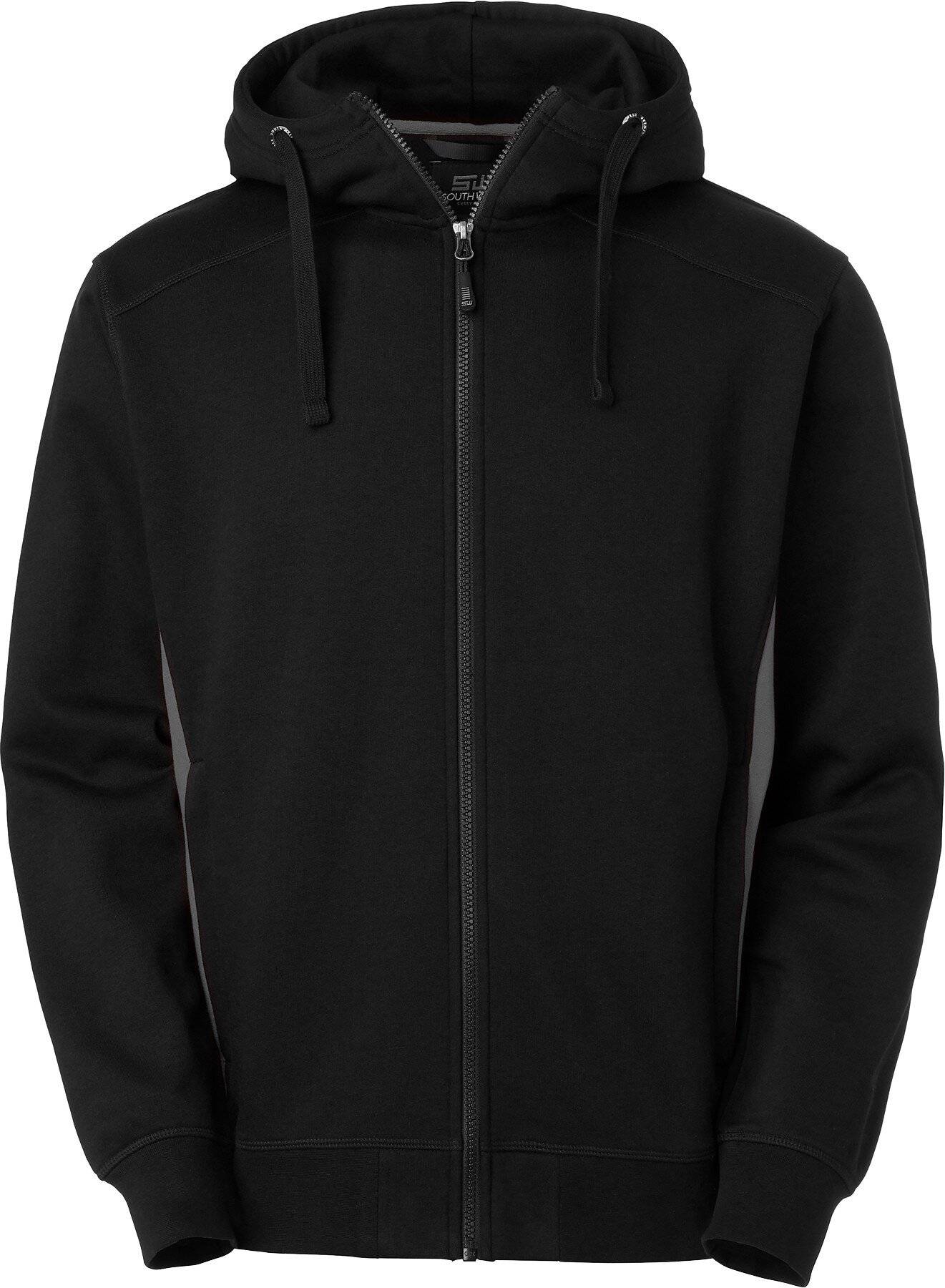 Felpa Franklin Full-Zip, Uomo, Nero/Grigio, L-0