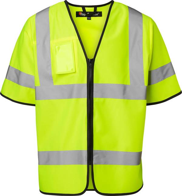 125 Gilet ad alta visibilità, unisex, giallo fluorescente, L/XL