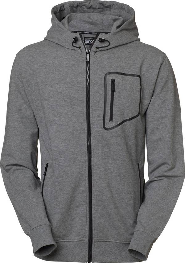 Felpa Madison Full-Zip, uomo, grigio screziato, M