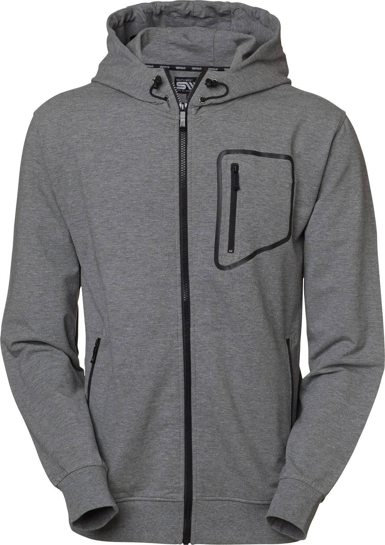 Felpa Madison Full-Zip, uomo, grigio screziato, M-0
