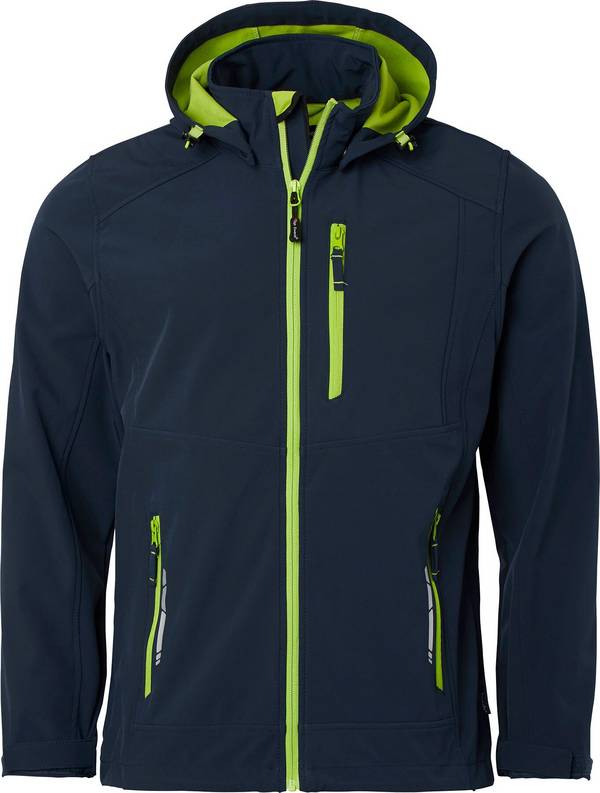 351 Giacca softshell, uomo, blu navy, L