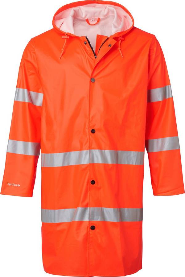 9295 Impermeabile ad alta visibilità, Unisex, Arancione fluorescente, 3XL