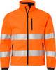 7621 Giacca softshell ad alta visibilità, unisex, arancione fluorescente, S
