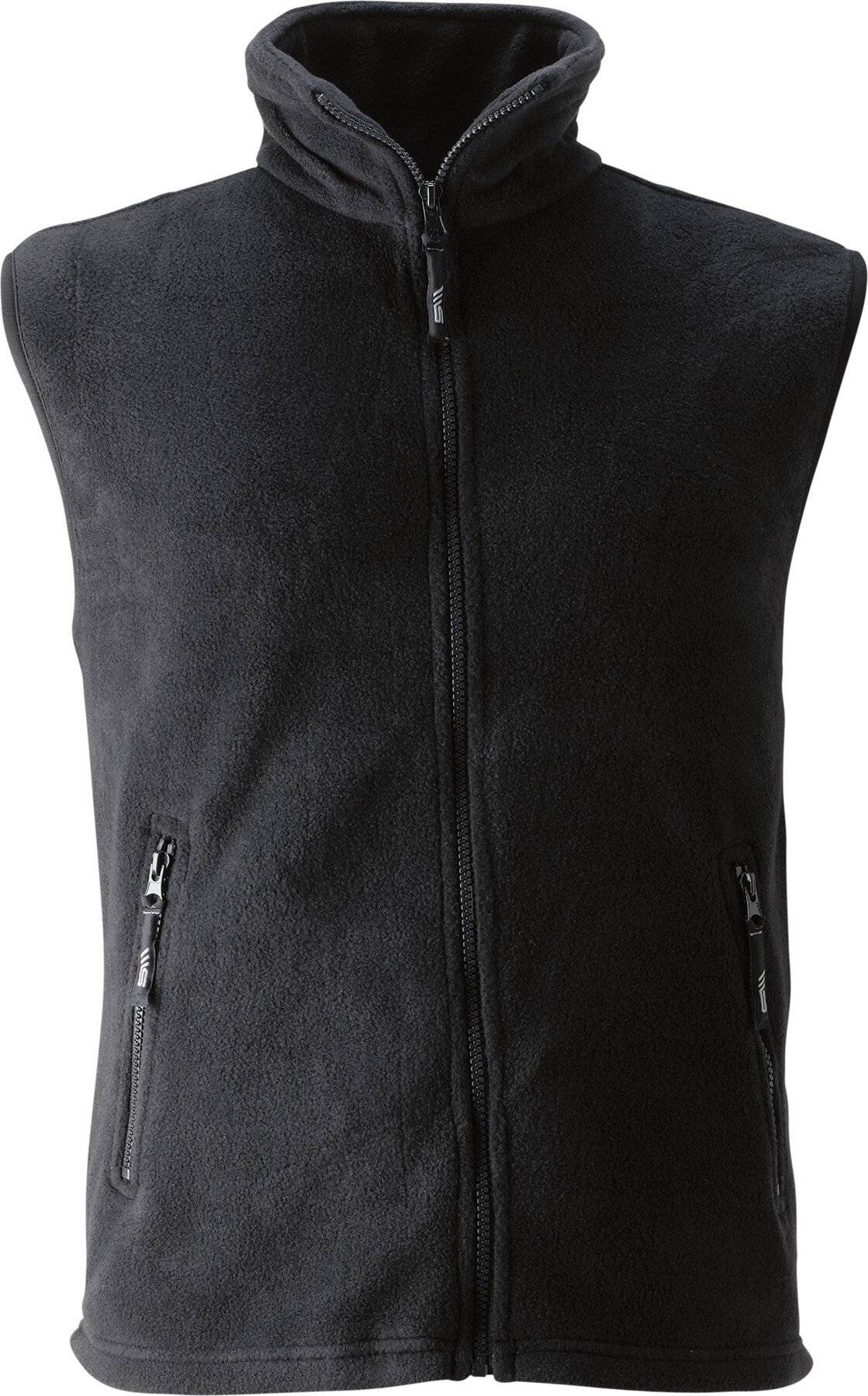 Gilet in pile Winnipeg, Unisex, Nero, M-0