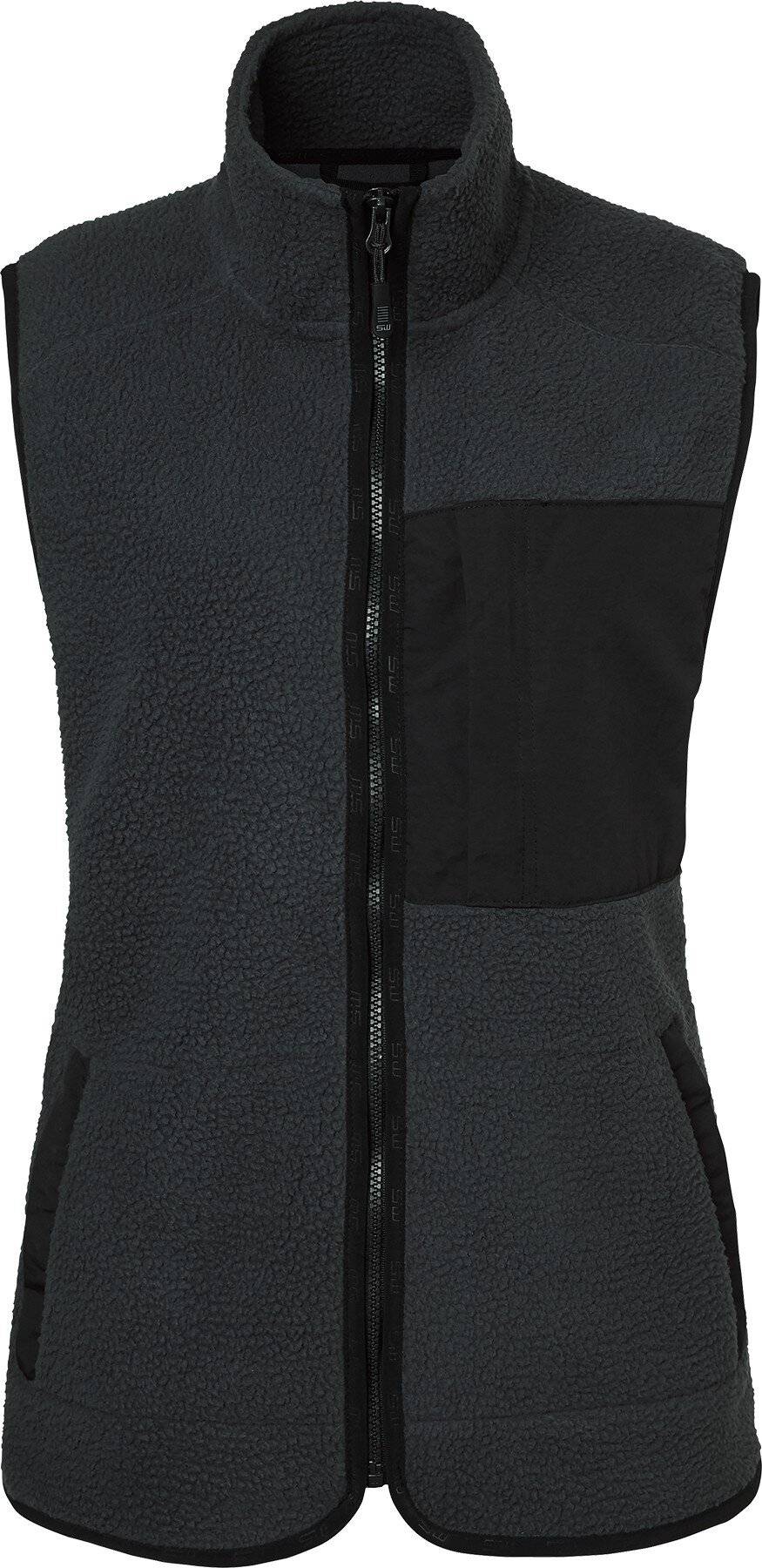 Gilet in pile Saga, donna, grigio scuro, M-0