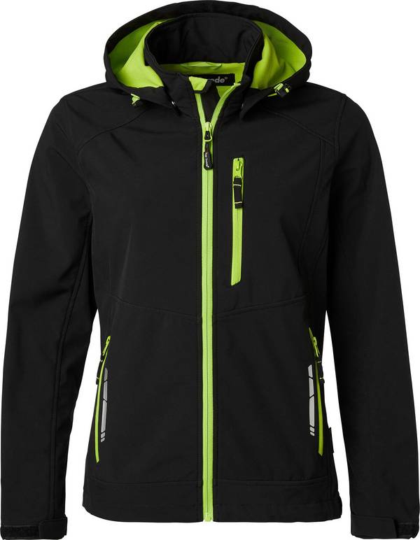 352 Giacca softshell, donna, nero, L