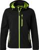 352 Giacca softshell, donna, nero, L