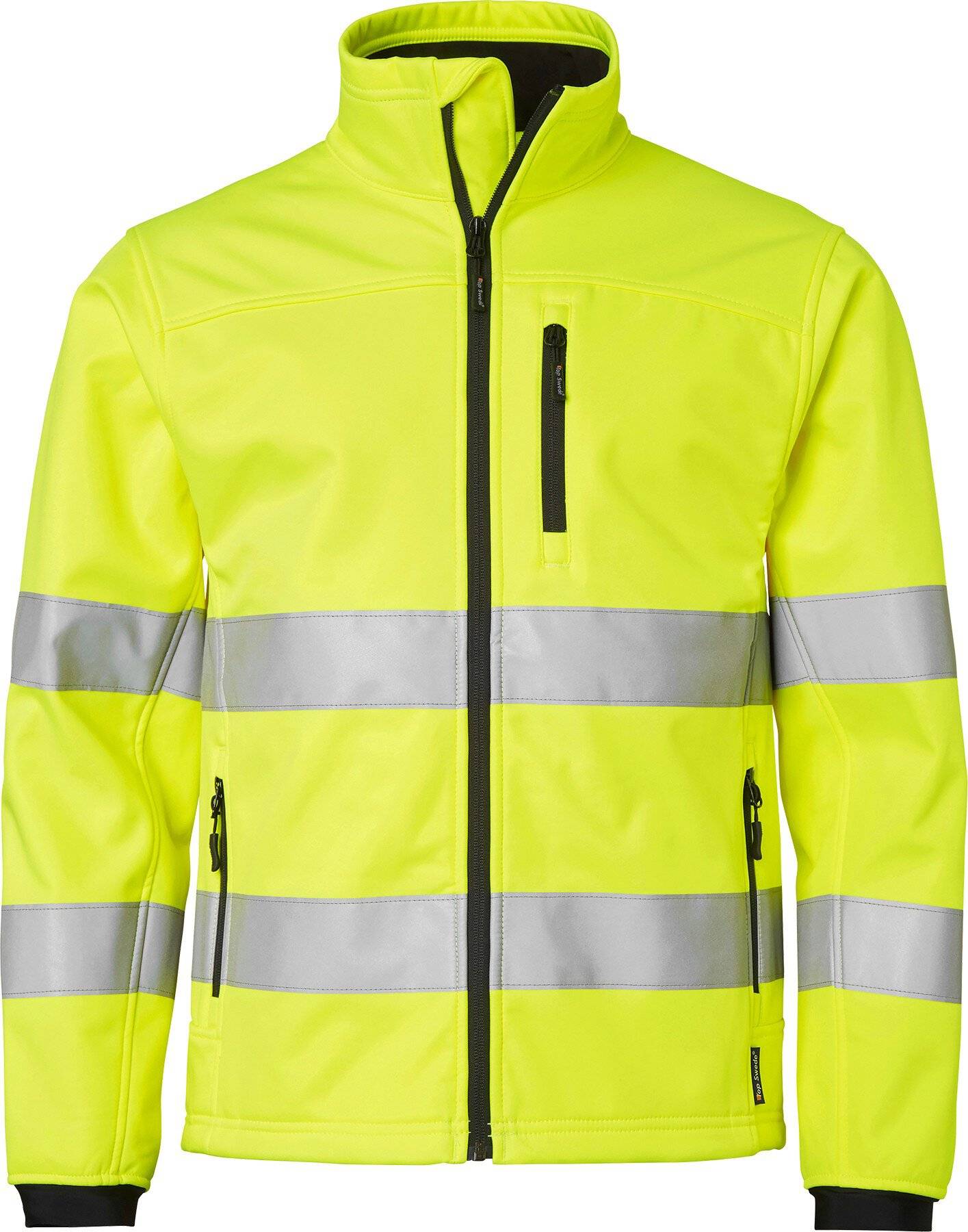 7621 Giacca softshell ad alta visibilità, unisex, giallo fluorescente, XXL-0