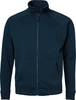 148 Felpa con zip integrale, Unisex, blu navy, XL