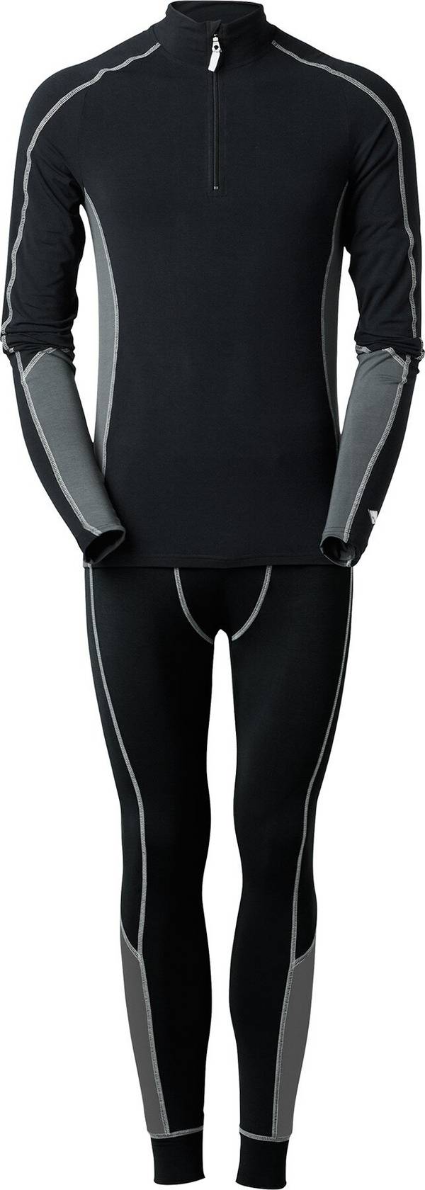 Set di intimo funzionale Whistler, uomo, nero, 3XL