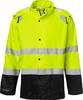 180 Giacca antipioggia, alta visibilità, unisex, giallo fluorescente/nero, M