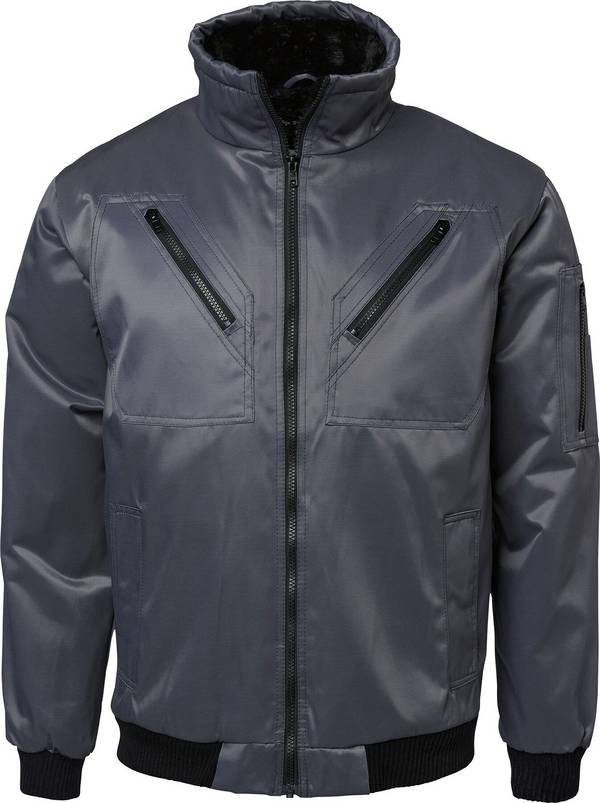 5026 Giacca invernale, unisex, grigio scuro, M