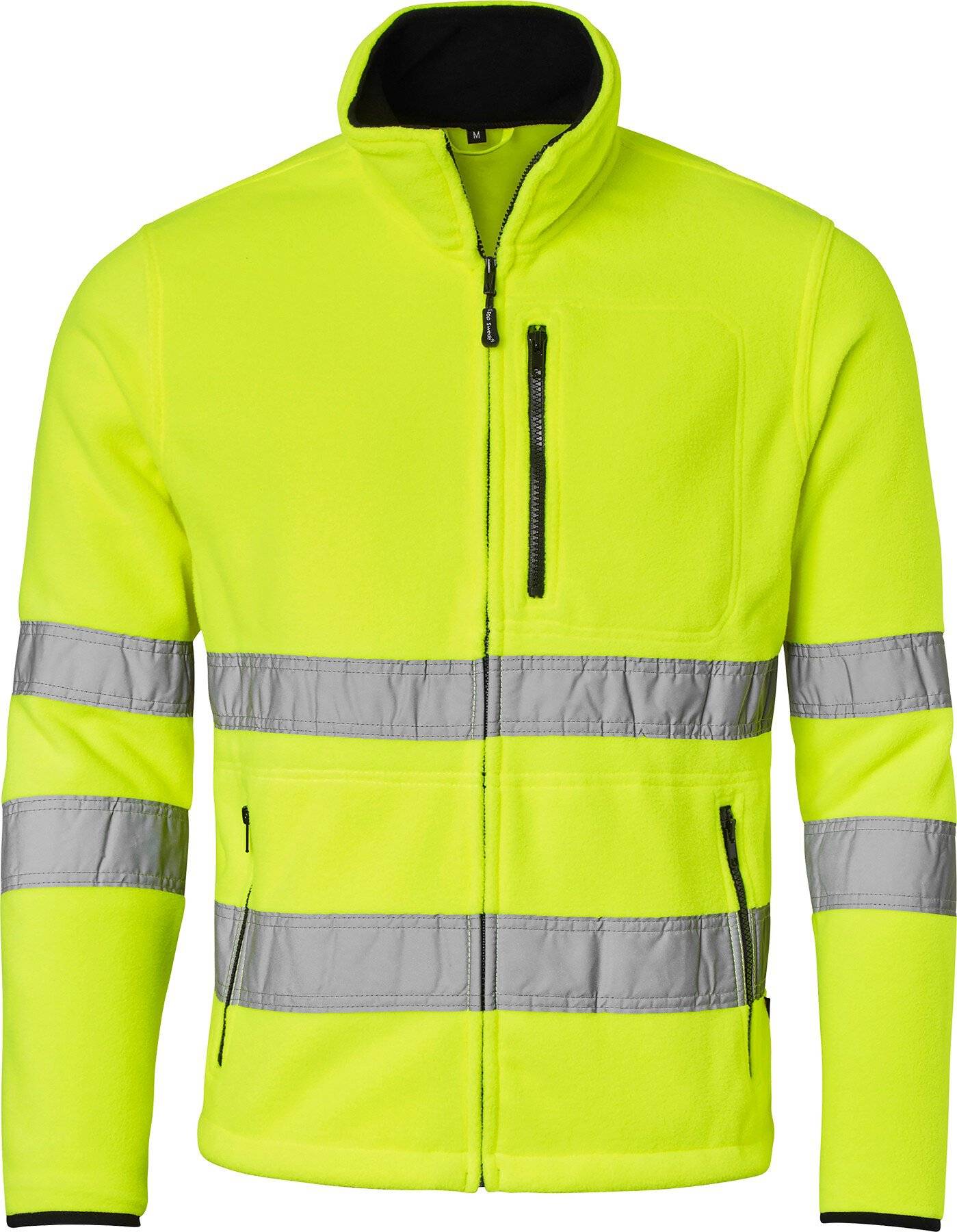 4642 Giacca in pile ad alta visibilità, unisex, giallo fluorescente, L-0