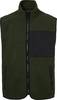 Gilet in pile Seth, uomo, oliva scura, M