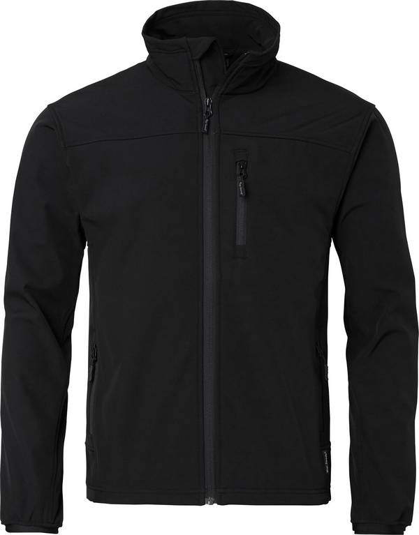 7621 Giacca softshell, unisex, nera, M