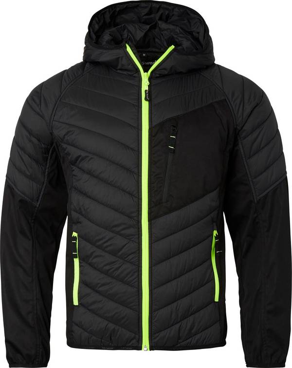 355 Giacca imbottita, unisex, nera, XS