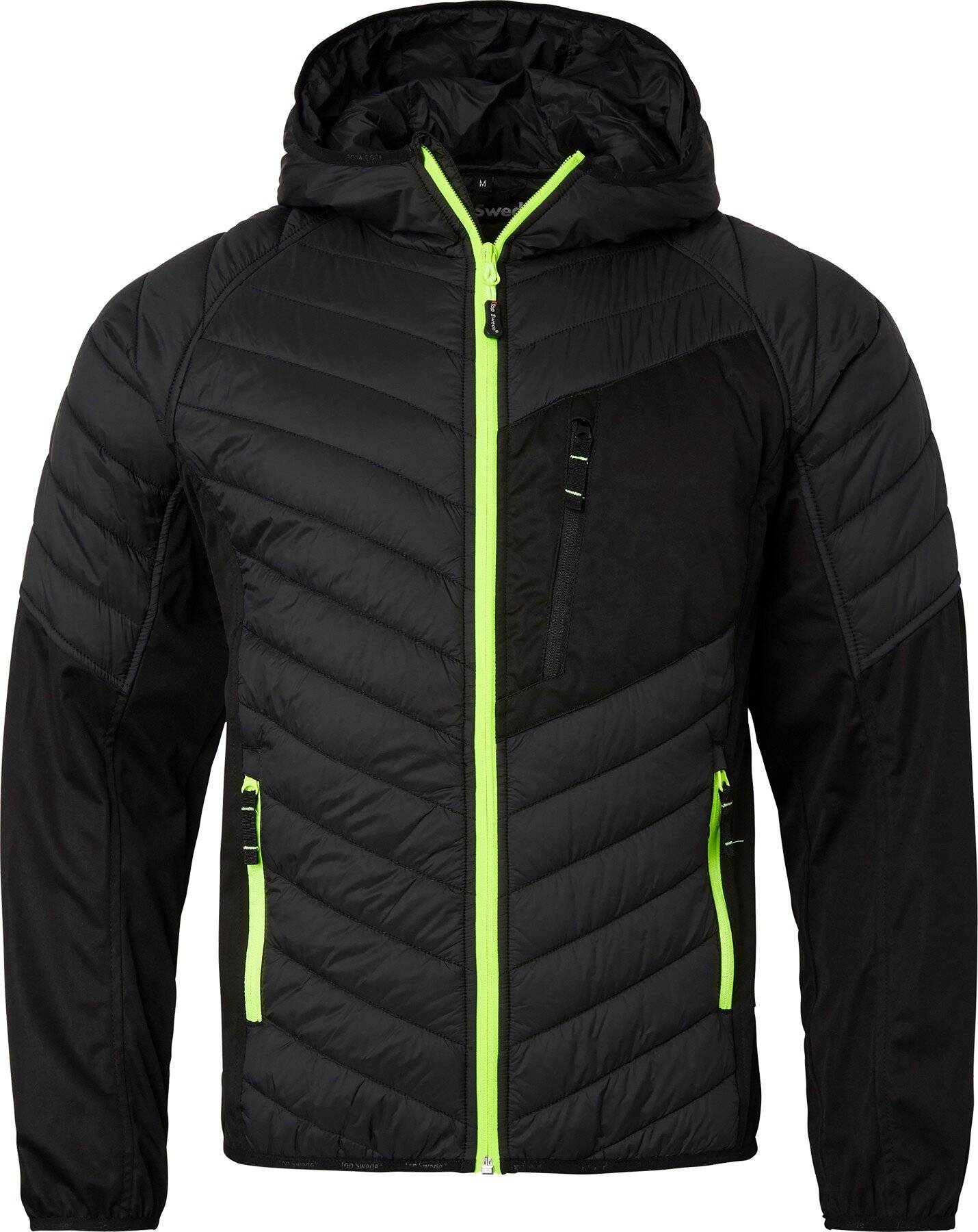 355 Giacca imbottita, unisex, nera, XS-0