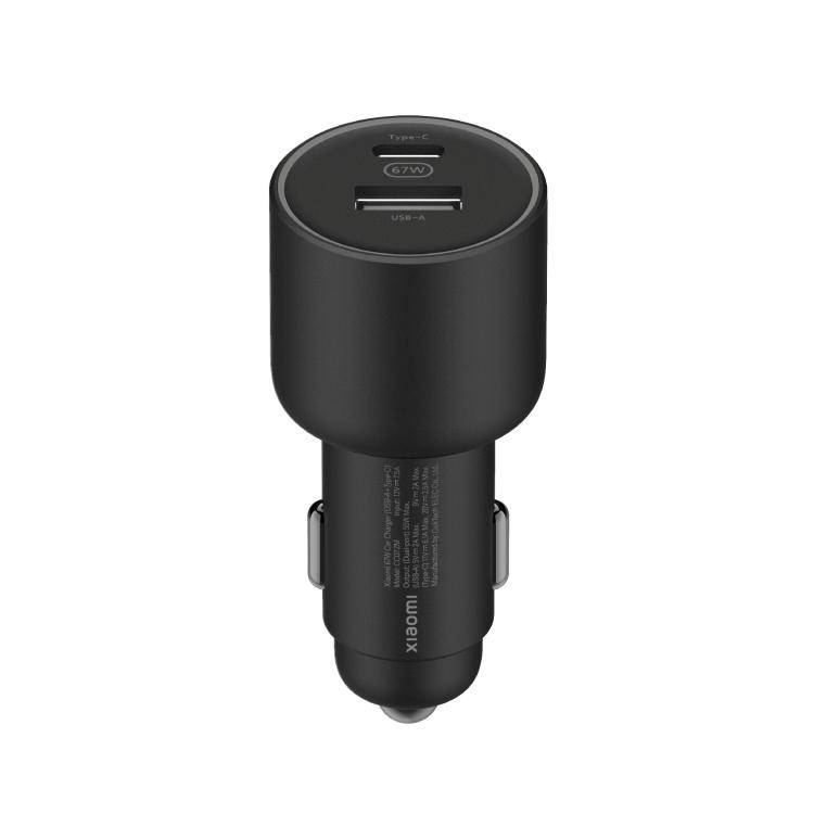 Xiaomi 43907 Ladegerät für Mobilgeräte Universal Schwarz Zigarettenanzünder Auto (BHR6814GL)-0