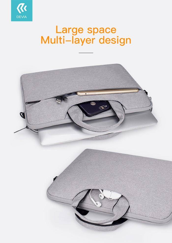 Borsa porta Macbook Pro 16'' 2021 Water proof colore Grigio-0