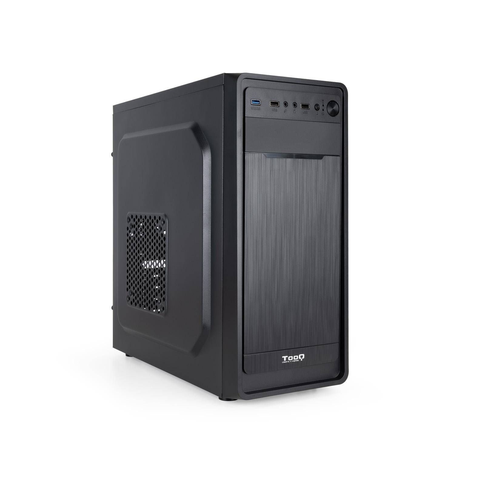 Tooq Case mid-tower ATX/MicroATX/Mini-ITX - Dimensioni unità supportate 3,5", 2,5" - USB3.0, 2.0, audio HD - Ventola da-0