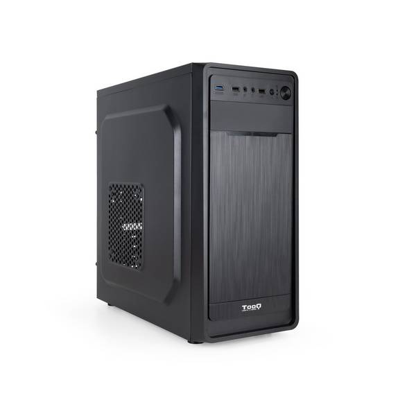 Tooq Case mid-tower ATX/MicroATX/Mini-ITX - Dimensioni unità supportate 3,5", 2,5" - USB3.0, 2.0, audio HD - Ventola da