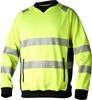 132 Felpa, Unisex, Giallo fluorescente/Nero, S