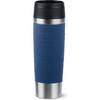 emsa Isolierbecher TRAVEL MUG Classic, 0,5 L., dunkelblau hochwertiger, vakuumisolierter Edelstahlkörper, spül - 1 Stück
