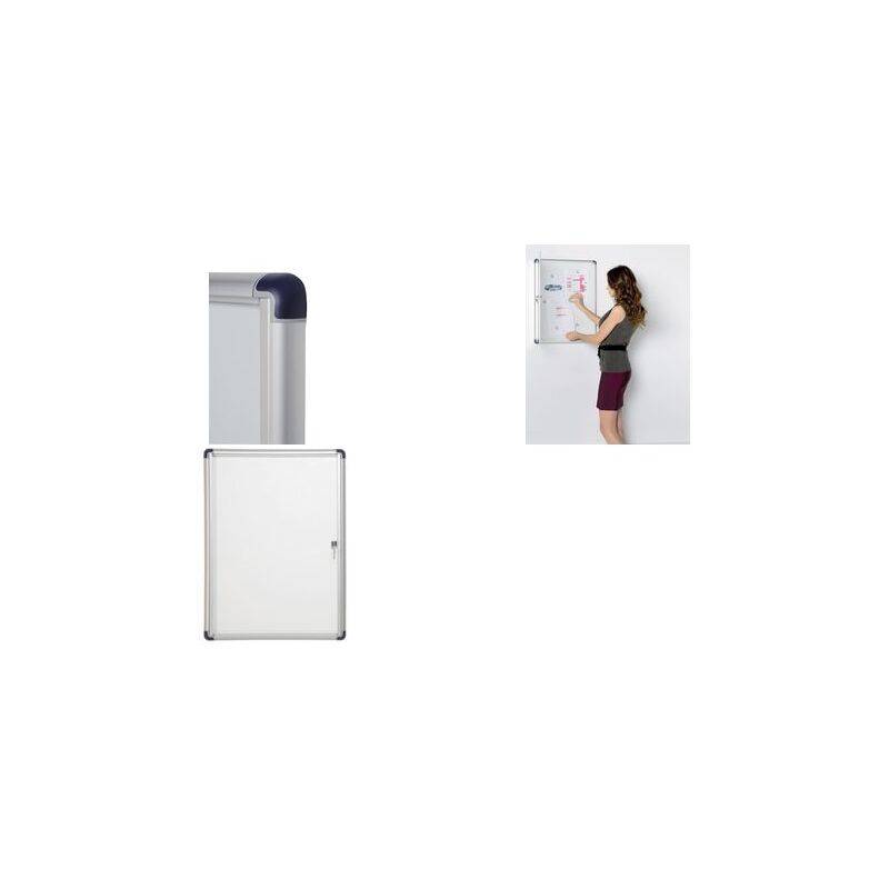 Bi-Office VT630109660 stand informativo e supporto per brochure Supporto per segnale A4 Acciaio smaltato Bianco-0
