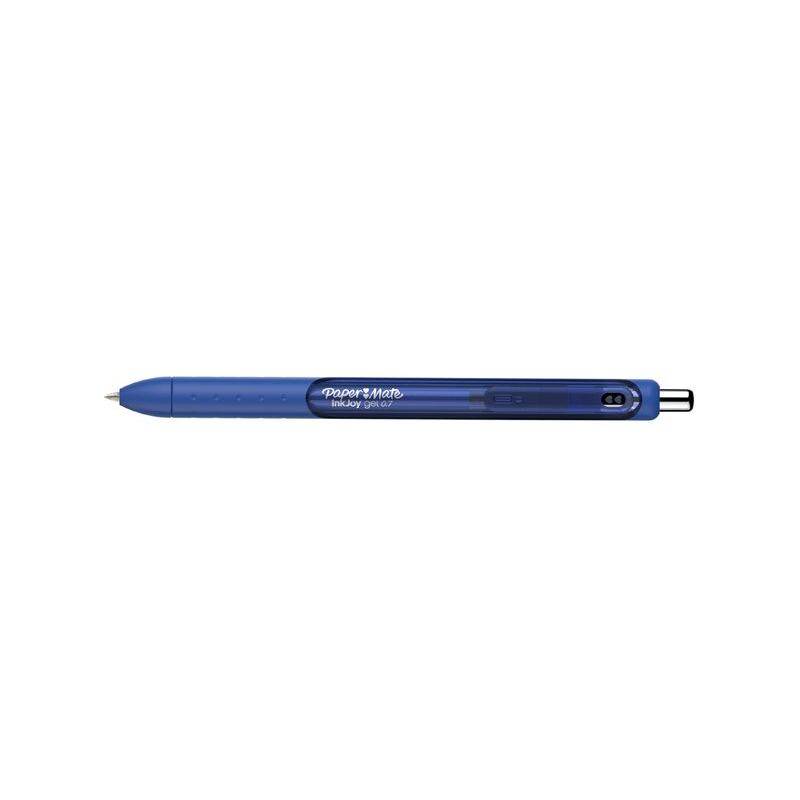 Penna Gel a Scatto Inkjoy Paper Mate - 0,7 mm - 1957054 (Blu Conf. 12)-0