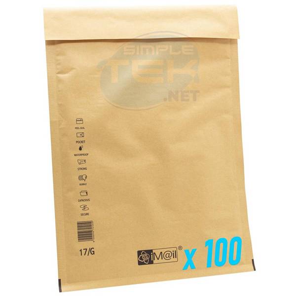 100 X Buste Postali 17/g Per Imballare Spedire Imballaggio Spedizione Pluriball