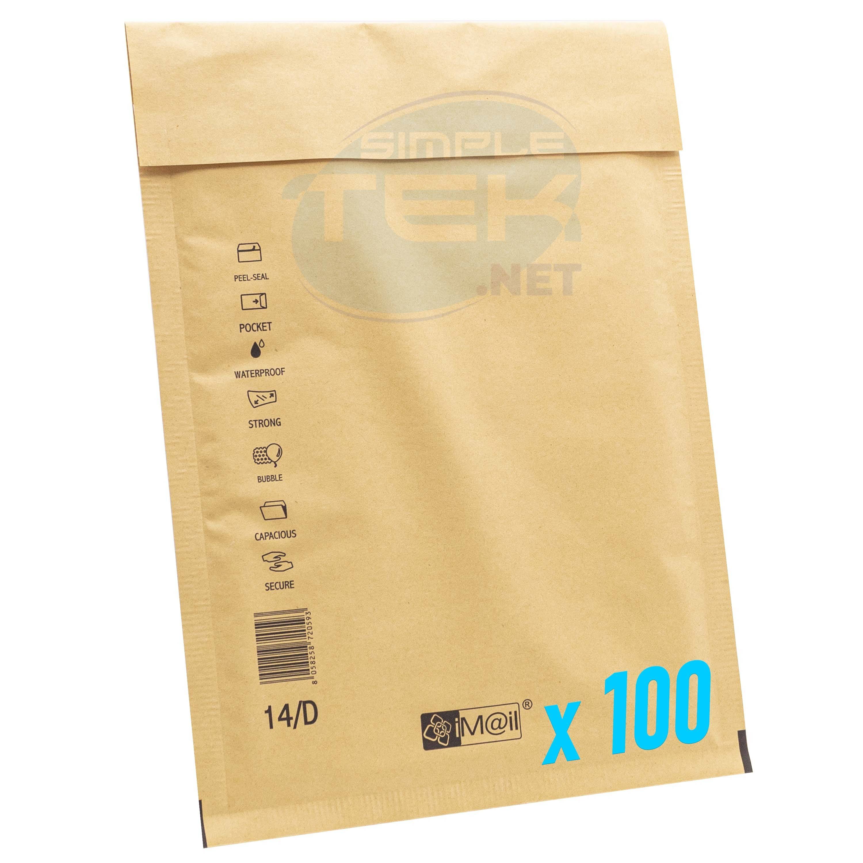 100 X Buste Postali 14/d Per Imballare Spedire Imballaggio Spedizione Pluriball-0