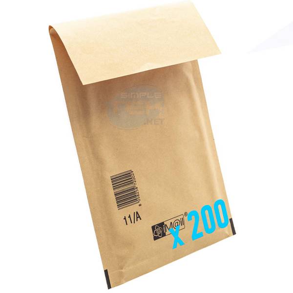 200 X Buste Postali 11/a Per Imballare Spedire Imballaggio Spedizione Pluriball