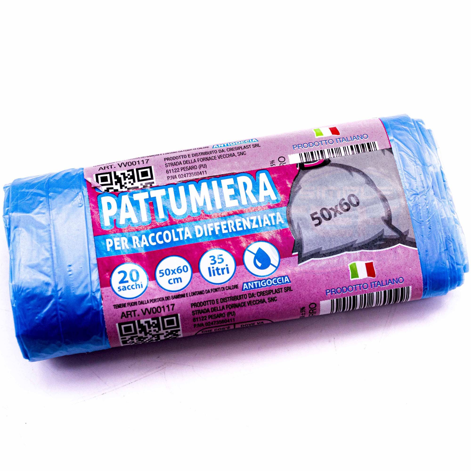 1000 X Buste Per Spazzatura Raccolta Differenziata Blu Sacchi Busta Immondizia-1